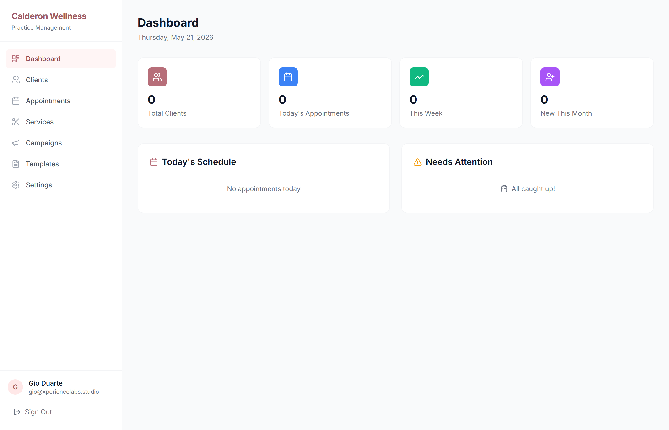 CRM Dashboard